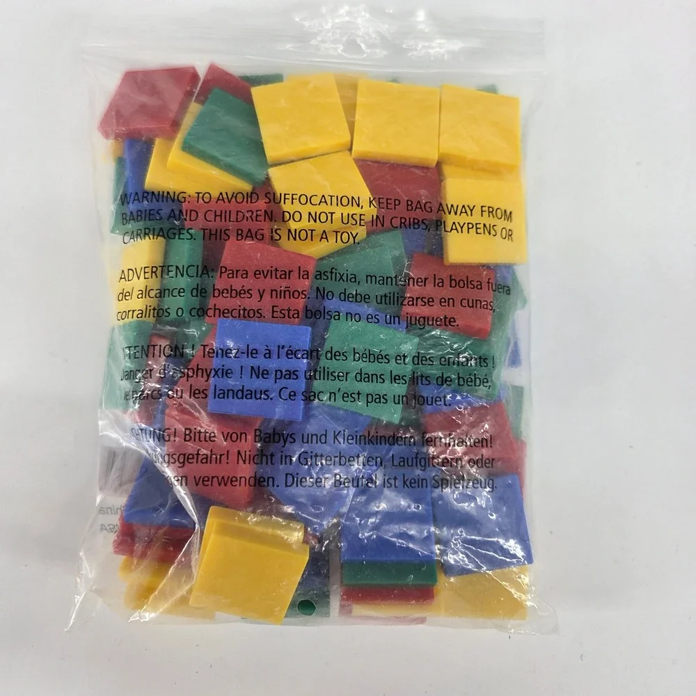 hand2mind Color Tiles Plastic Set 100 Math Manipulatives 4288-100 Kids Learning - Picture 2 of 3